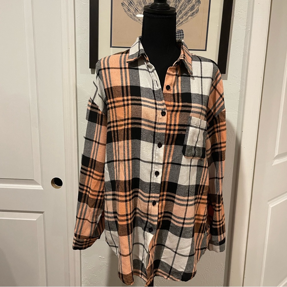 ❄️SHEIN Plaid Flannel